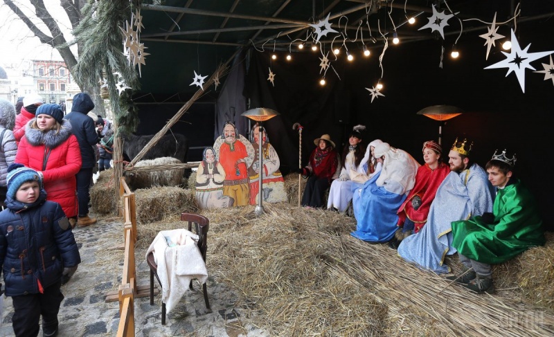 Во Львове &quot;ожил&quot; рождественский вертеп