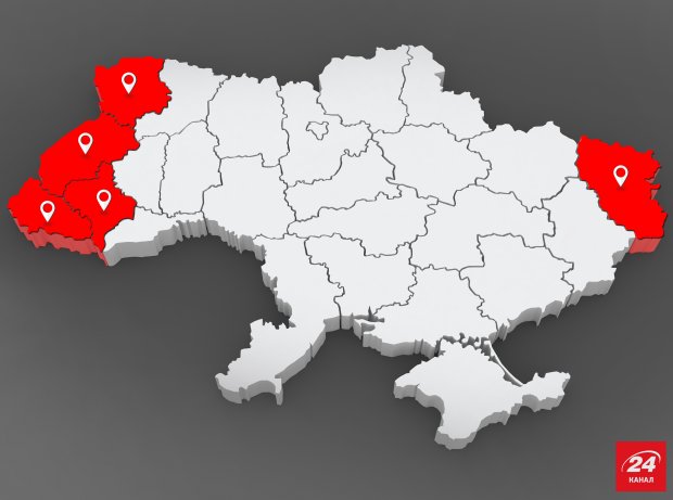 Названы области Украины, где есть критический уровень аварийности