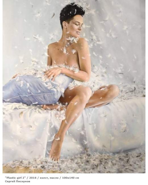 Даша Астафьева на портретах Пискунова