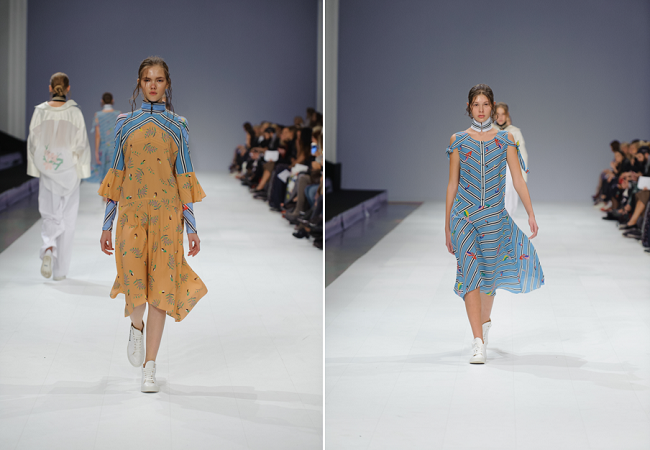 Прозрачные блузки, клеш и вечная полоска: модные тренды сезона весна/лето-2017 от украинских дизайнеров. Часть первая