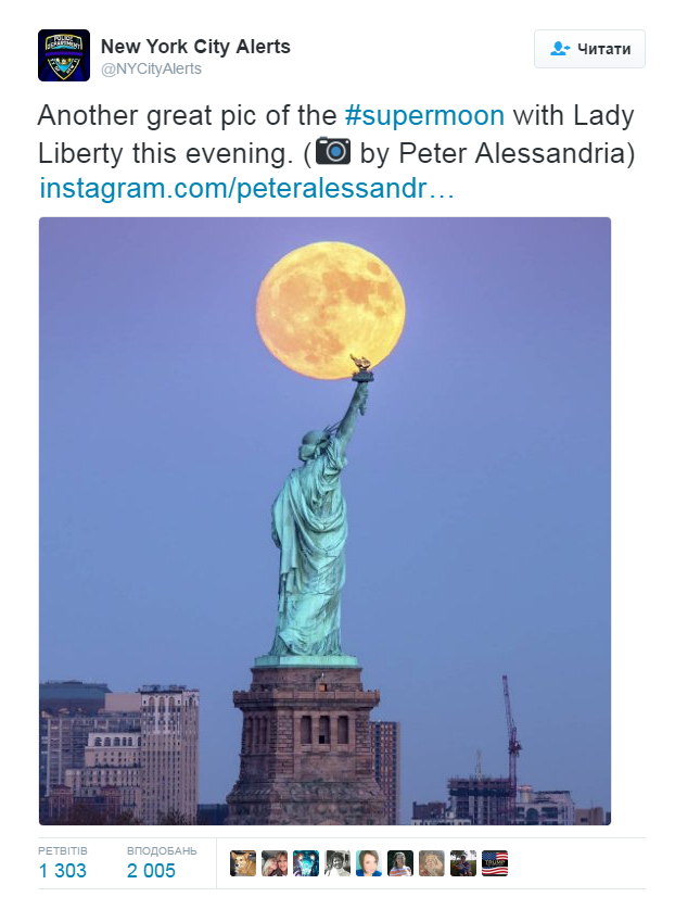 Суперлуние: появились яркие фото уникального явления