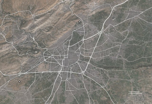 В сети появились новые фото со спутника, на которых видны масштабы ракетной атаки по Сирии (фото)