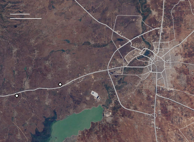 В сети появились новые фото со спутника, на которых видны масштабы ракетной атаки по Сирии (фото)