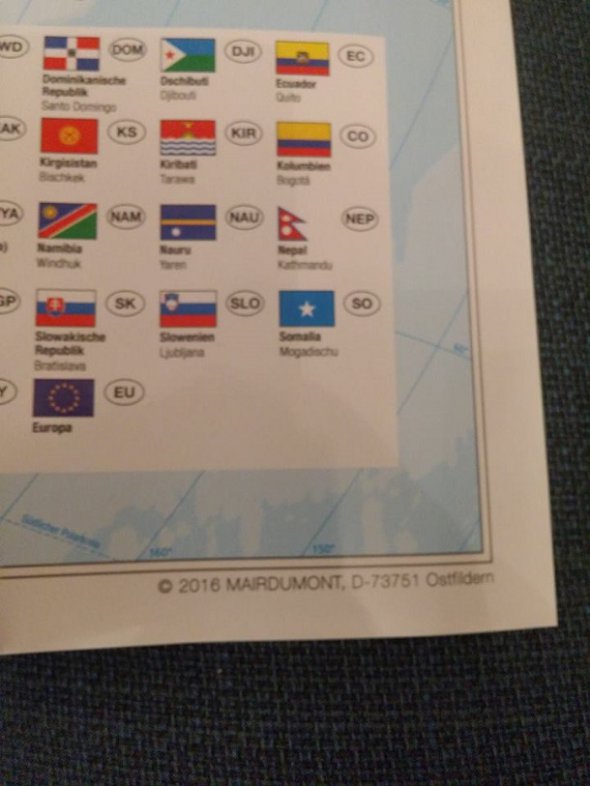 В Берлине обнаружили в продаже карту Украины без Крыма (фото)