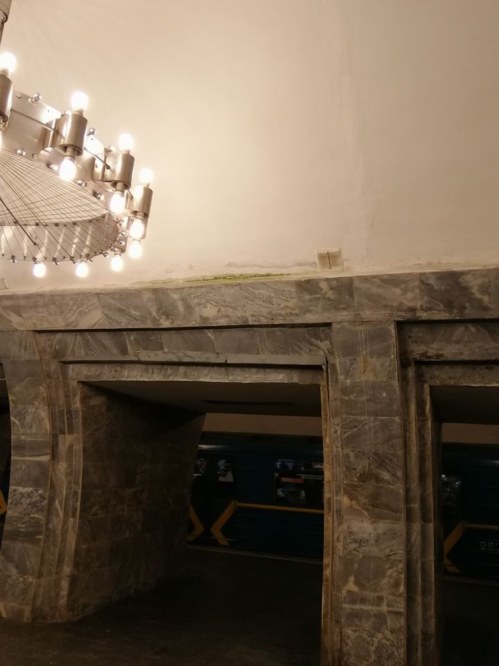 У метро Києва помітили дивну "зелень" (фото)