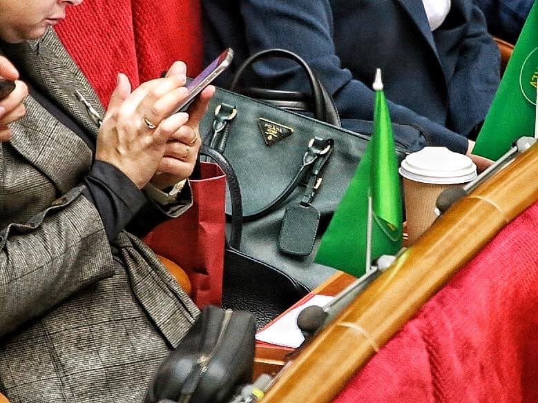 "Слуга народу" прийшла в Раду з сумкою Prada за 63 тис грн