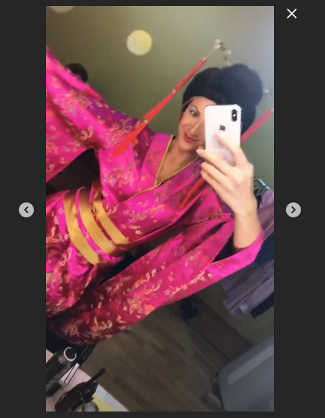 Леся Нікітюк в кімоно