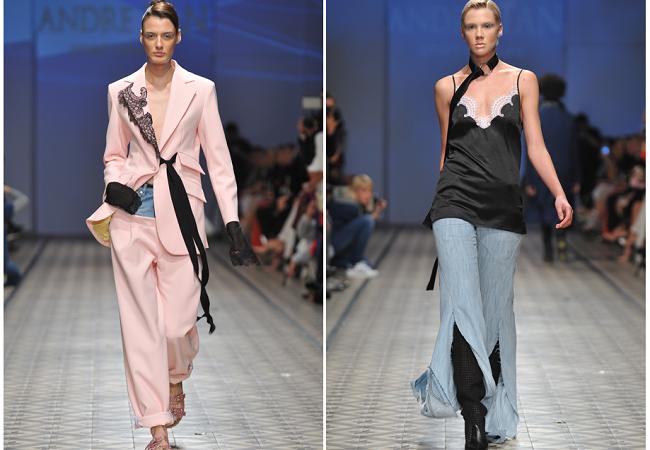 Прозорі блузки, кльош і вічна смужка: модні тренди сезону весна/літо-2017 від українських дизайнерів. Частина перша