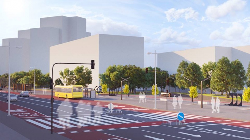 Архитекторы показали, как будет выглядеть первая smart-улица в Киеве