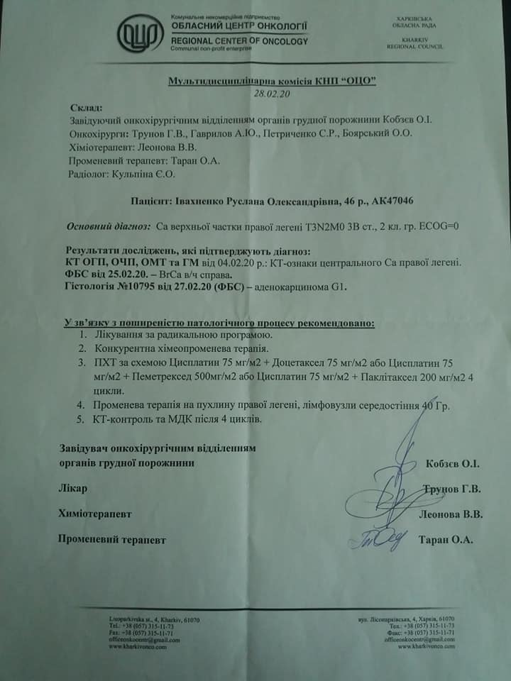 Є всі шанси: українці не вистачає 70 тисяч, щоб вилікуватися від раку