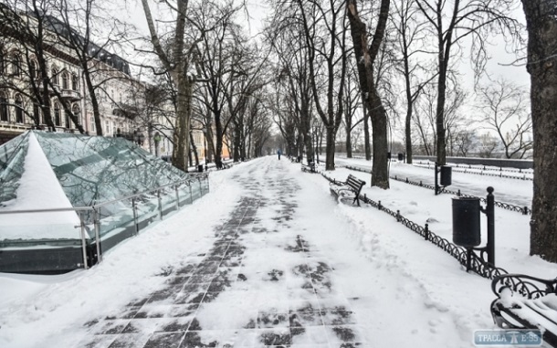 Негода в Одесі: в мережі показали вражаючі фото і відео міста в снігу