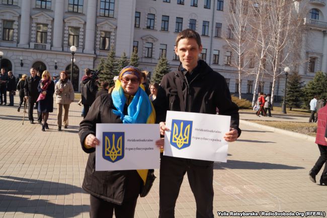 В Днепре ко дню рождения Шевченко устроили флешмоб