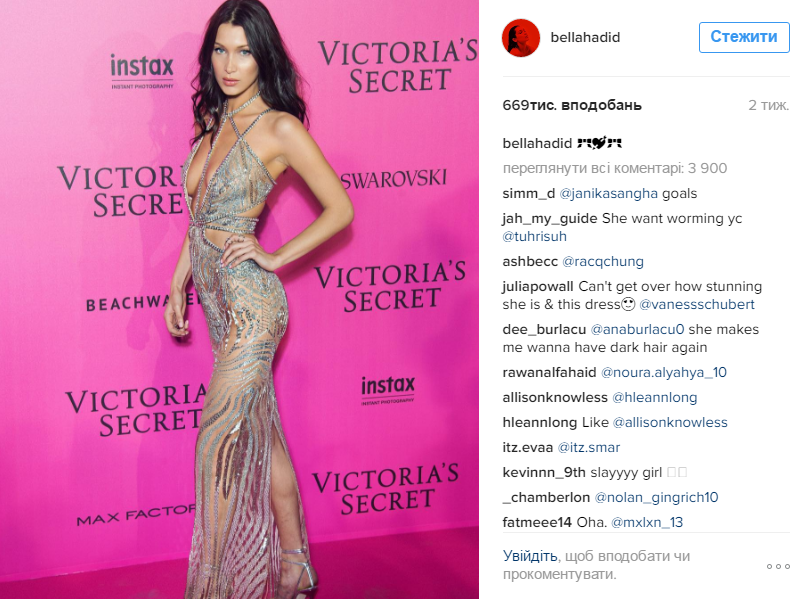 Instagram назвав топ-5 найпопулярніших дівчат в 2016 році