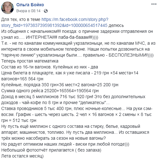 "Весь день на солнце": в сети рассказали об ужасных условиях в поезде "Укрзализныци" (фото)