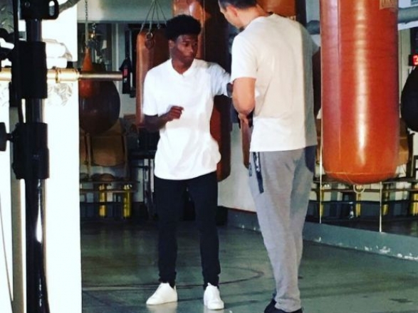 Кличко навчив австрійського футболіста битися