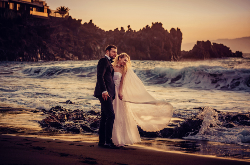 &quot;Свадьба моей мечты&quot;: известная украинская дизайнер вышла замуж на Канарских островах (фото)