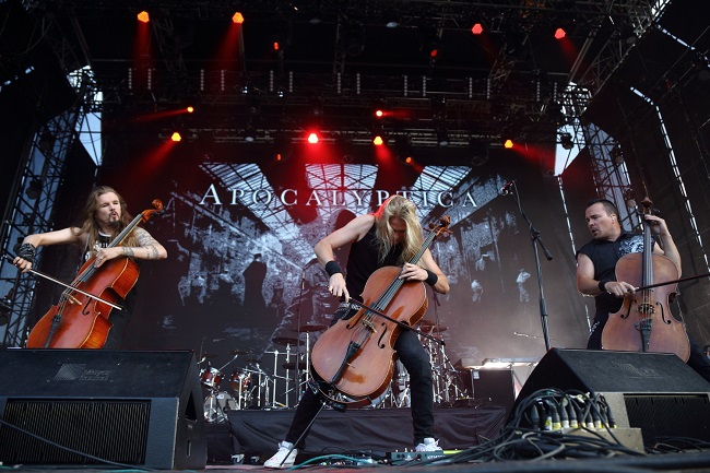 Выступление финской группы Apocalyptica 8 июля