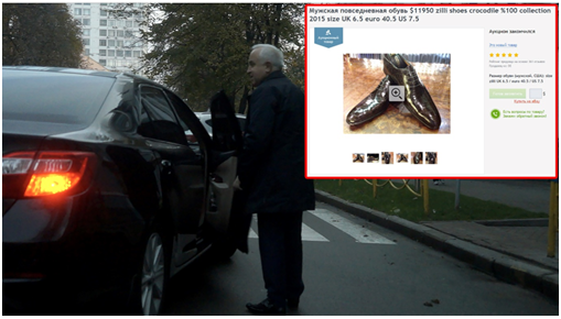 СМИ узнали, откуда у главы НААН Гадзало туфли за 11 тыс. долларов