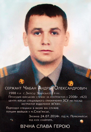 У Тернопільській області в честь бійця АТО назвали школу