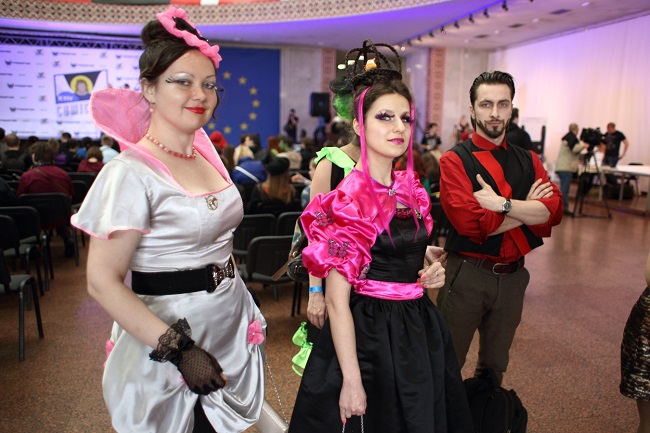 Персонажи Голодных игр на фестивале популярной культуры