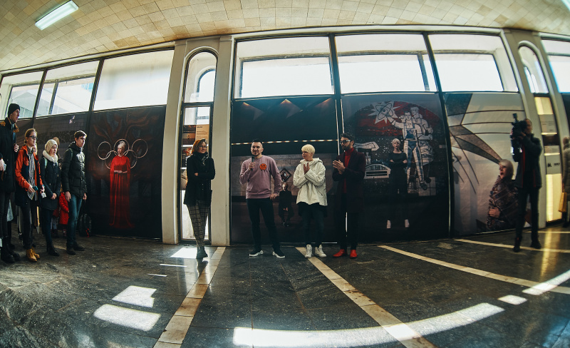 ONUKA презентувала приголомшливий арт-проект у київському метро (фото)