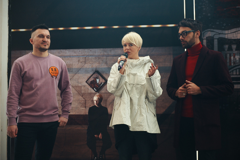 ONUKA презентувала приголомшливий арт-проект у київському метро (фото)