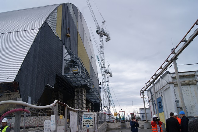 Укрытие для четвертого энергоблока ЧАЭС