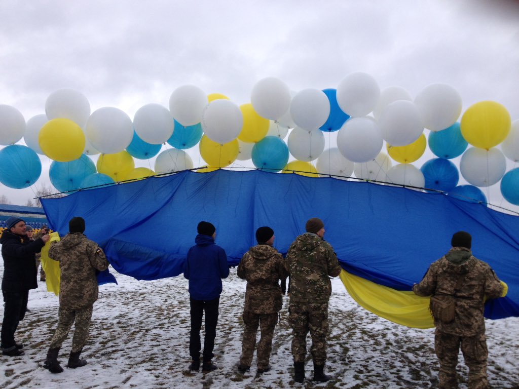 День Соборности: военные отправили боевикам патриотический привет