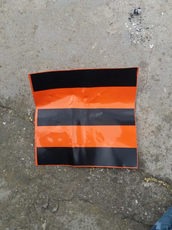 У Миколаєві поширюють заборонену символіку, яка ототожнюється з агресією Росії (фото)