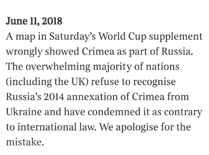 "Российский" Крым в The Times: в издании отреагировали на скандал