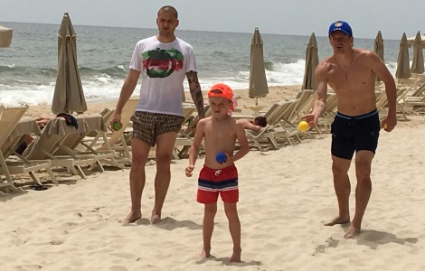 Сборная Укарины на Сардинии