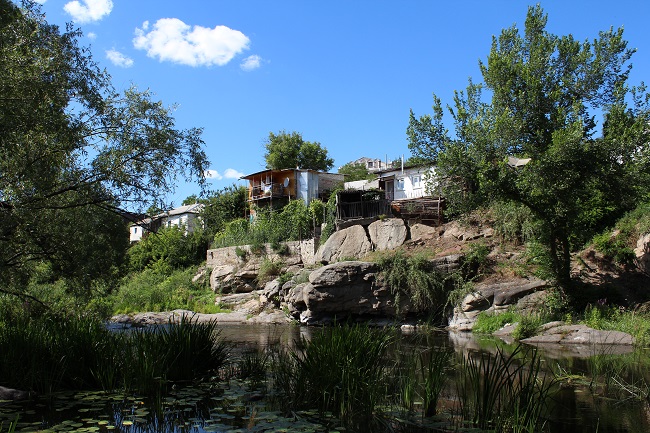 Гранітні скелі в Богуславі