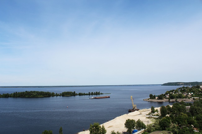 Вид с Девич-горы в Триполье