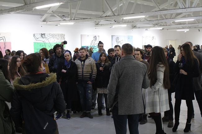 В Лавре презентовали проект Романа Михайлова о "Страхе" человека