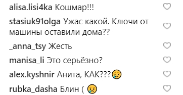 Аніту Луценко обікрали і викрали її автомобіль