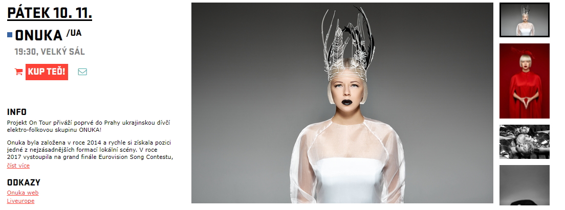 ONUKA: українська фолк-група домоглася права виступити в Празі окремо від російських артистів