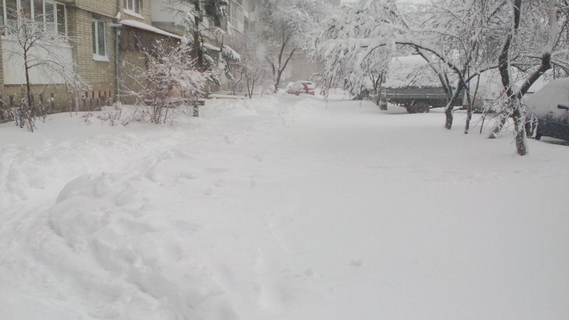 Ивано-Франковск оказался в плену снега: опубликованы фото