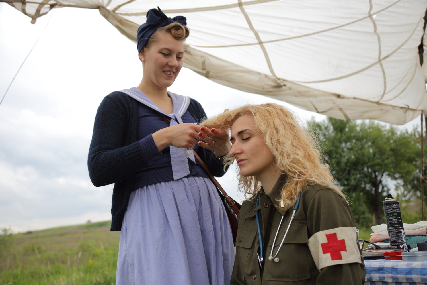 В Киеве прошел фестиваль “Перемога.ua”: фоторепортаж с места реконструкции Киев Пирогово Перемога.ua
