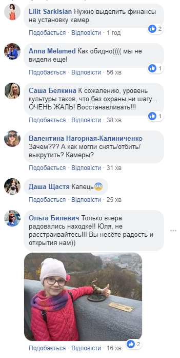 У центрі Києва вандали вкрали міні-скульптуру слона