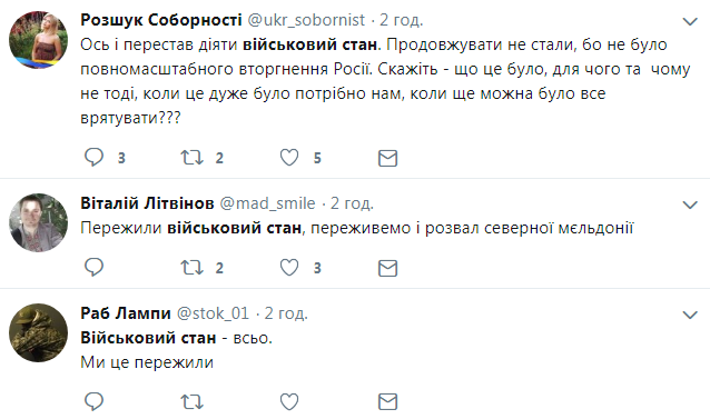&quot;Можна вже не чистити кулемет?&quot;: украинцы о прекращении военного положения