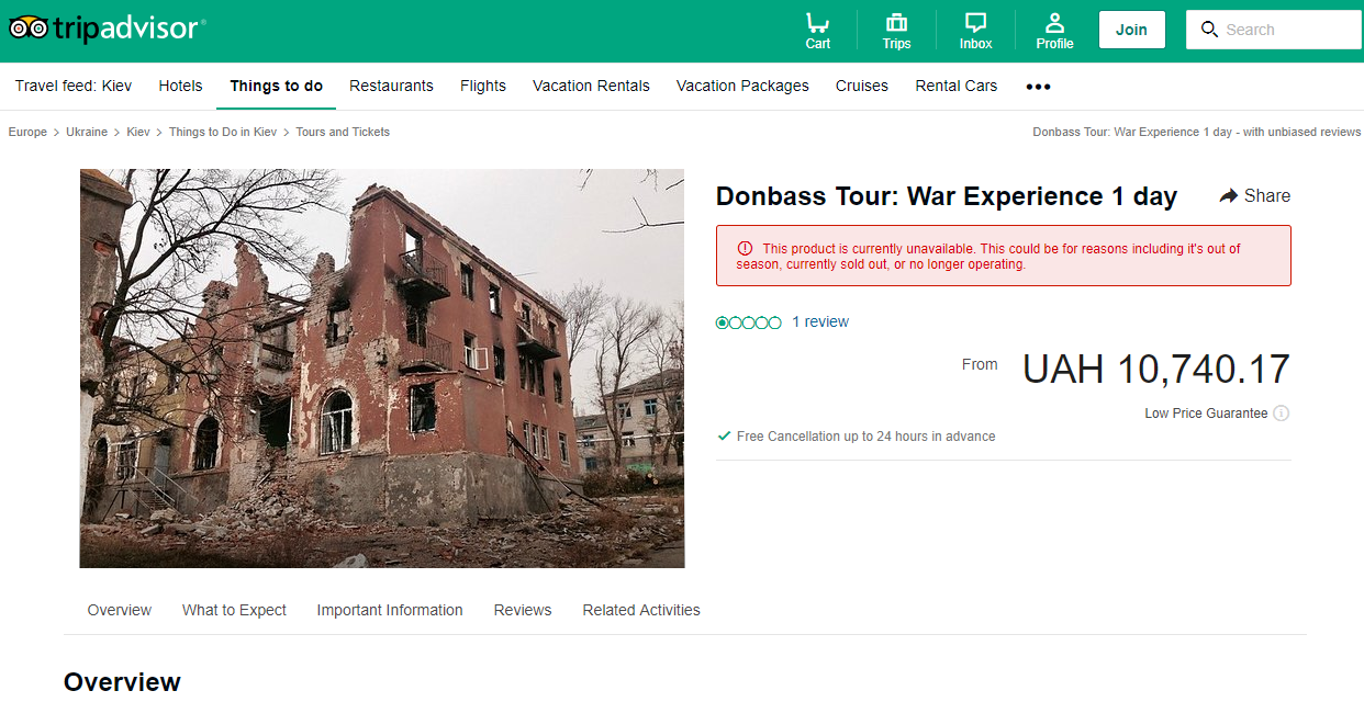 Иностранцам предлагают "тур по войне" на Донбассе: подробности скандала