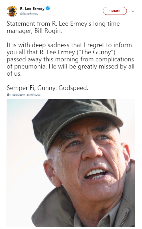 Умер культовый голливудский актер