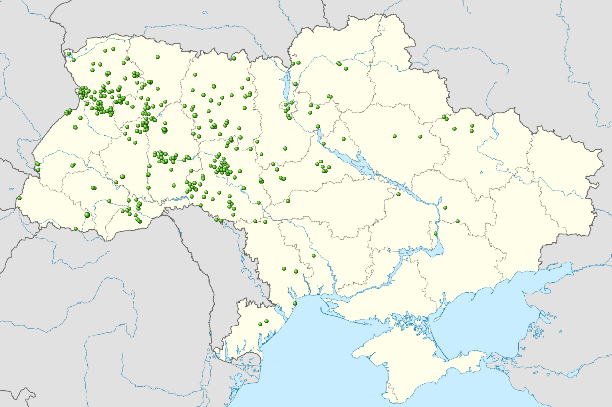 Укр вики. Карта епархий УПЦ МП. УПЦ Московского Патриархата карта. Украина Церковь карта. Общины Украины карта.