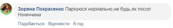 Трохи порушувала: у Херсоні помітили авто посла Німеччини, припарковане на "зебрі" (фото)