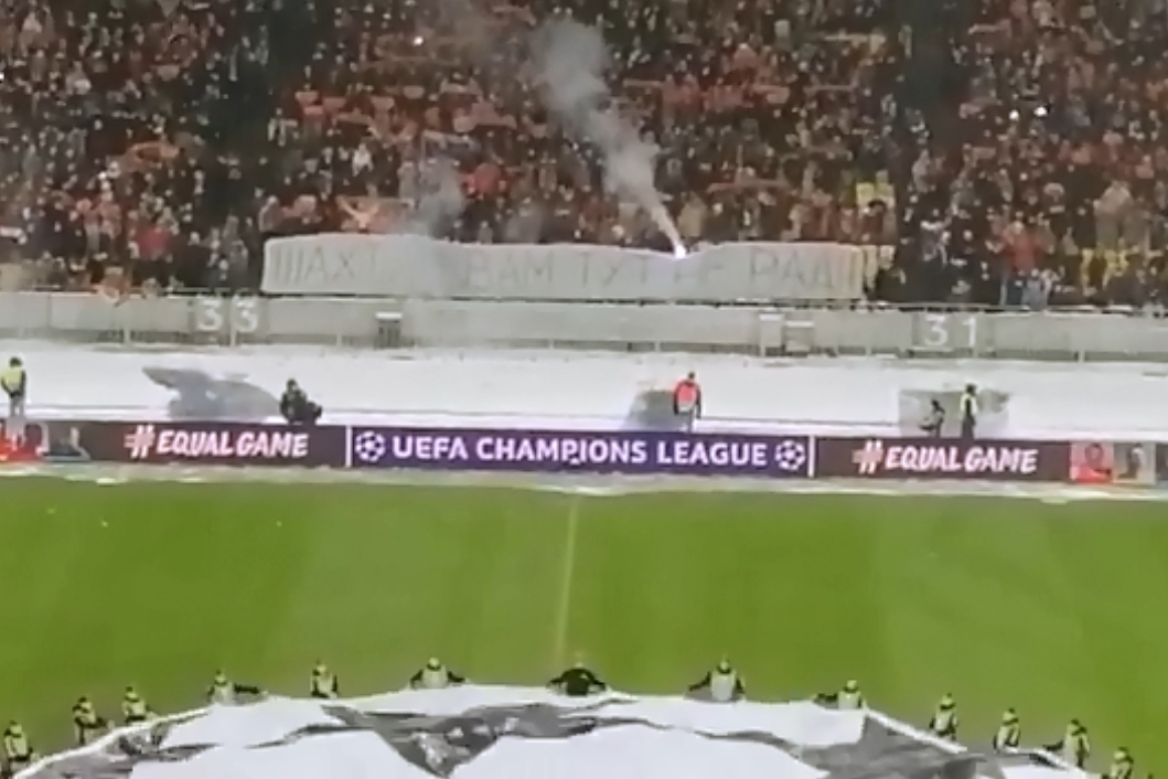 "Вам тут не рады": фанаты чуть не сорвали матч "Шахтера" в Киеве (фото, видео)