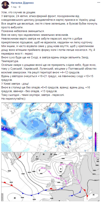 Тучи, дожди и холод: украинцев предупредили об изменениях погоды