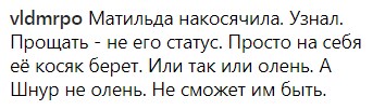 "Стосується кожного...": вірш Сергія Шнурова про розлучення викликав фурор в мережі