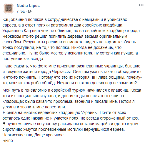 Комунальники попрацювали: у Черкасах єврейське кладовище перетворилося на руїни (фото)
