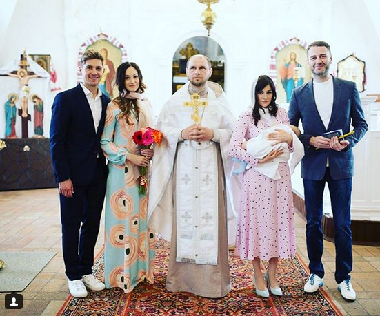 Остапчук показав зворушливе фото з хрещення сина