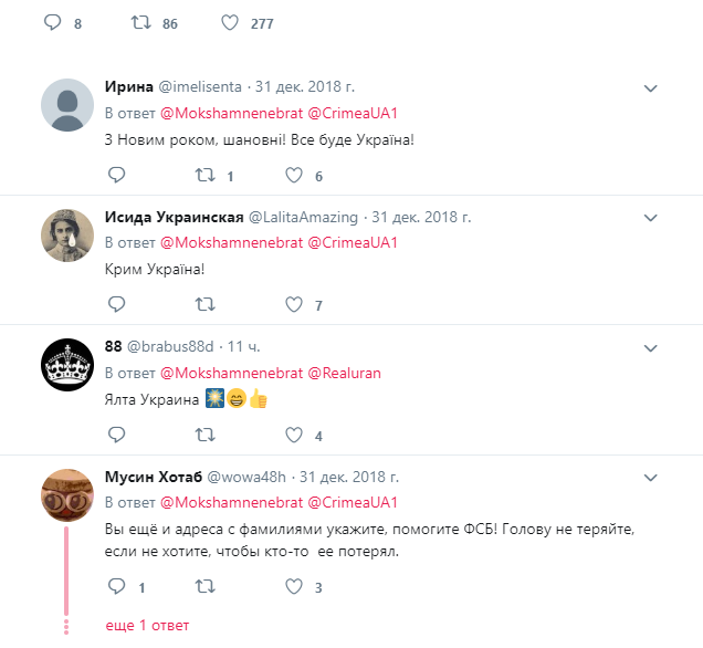 &quot;На острові є порох&quot;: жителі окупованого Криму відзначили український Новий рік (відео)